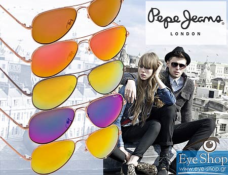 Pepe Jeans aviator sunglasses collection                                                                                                                                                                                                                   — PEPPE-JEANS