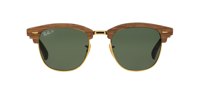 Rayban Clubmaster Wood 3016M 118158 pol 360 View
