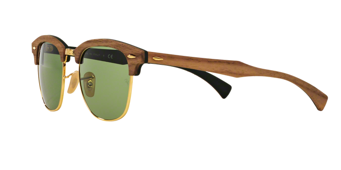 Rayban Clubmaster Wood 3016M 11824E 360 view