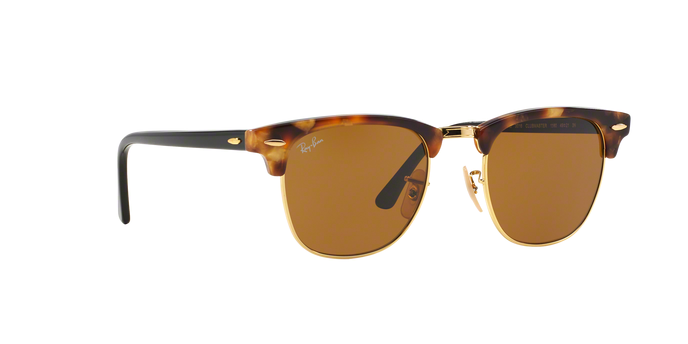 Rayban 3016 Clubmaster 1160 Fleck 360 view