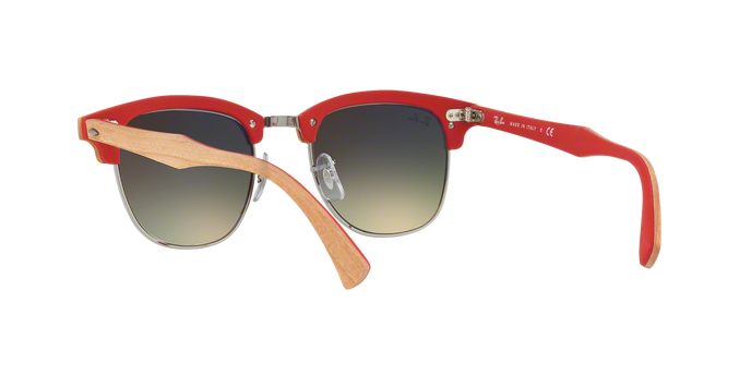 Rayban Clubmaster Wood 3016M 12197O 360 view