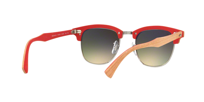 Rayban Clubmaster Wood 3016M 12197O 360 view