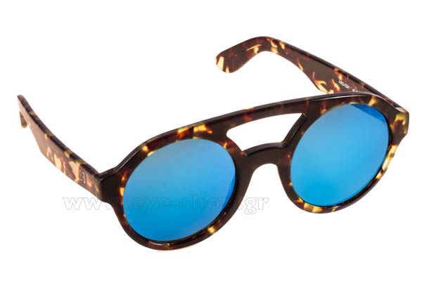 Sunglasses ALeRO ARD H 02 Blue Mirror Tortoise  Handmade in Italy