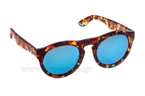 Sunglasses ALeRO ARD G 03 Blue Mirror Tortoise  Handmade in Italy