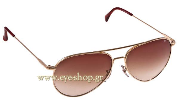 Sunglasses American Optical GENERAL Gold - Brown Gradient