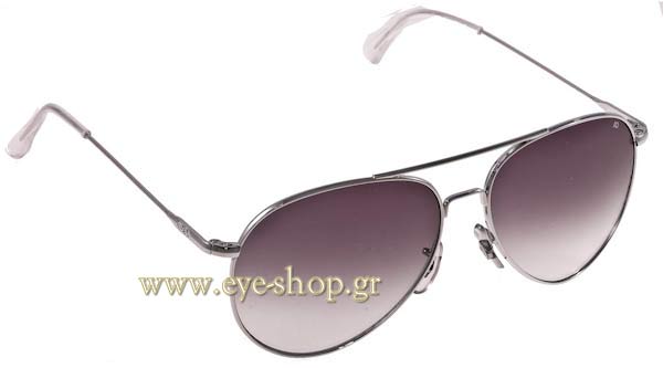 Sunglasses American Optical GENERAL Silver - Gray Gradient