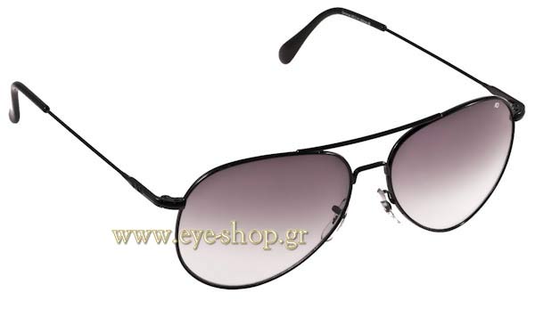Sunglasses American Optical GENERAL Black - Gray Gradient