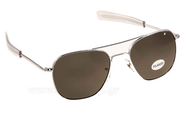 Sunglasses American Optical ORIGINAL PILOT Silver Crystal Polarized U.S.A.