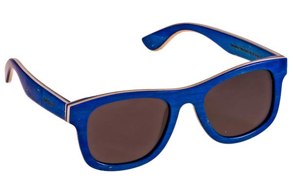 Sunglasses Artwood Milano SKATE I Blue Wood - Grey Polarized