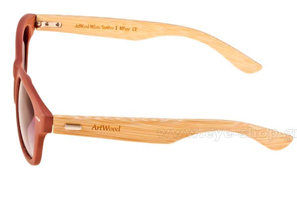 Artwood Milano model Bambooline 1 MP200 color Cofee Matte - bamboo temples