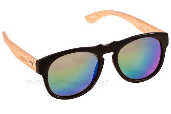 Sunglasses Artwood Milano Steve 60 MtBlack GreenMirror Polarized Cat3