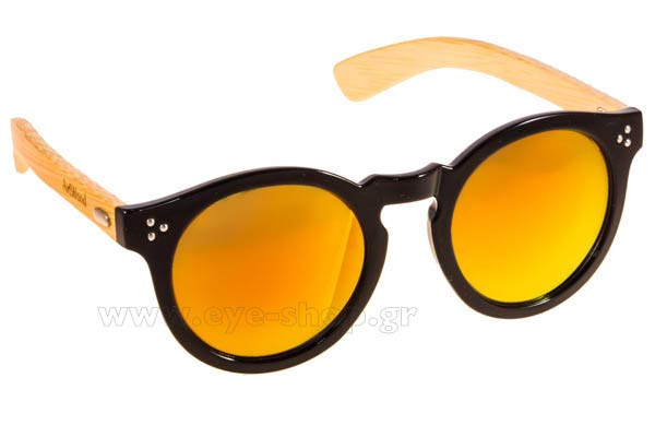 Sunglasses Artwood Milano Roundage Blk OrangeMirror Cat3