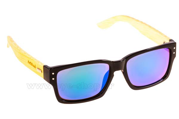 Sunglasses Artwood Milano Holborn Blk GreenMirror Cat3