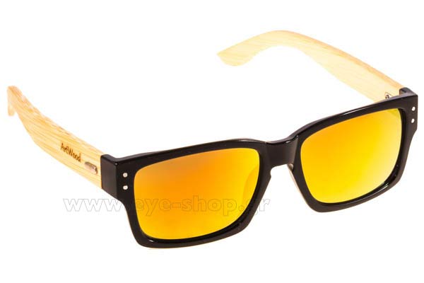 Sunglasses Artwood Milano Holborn Blk OrangeMirror Cat3