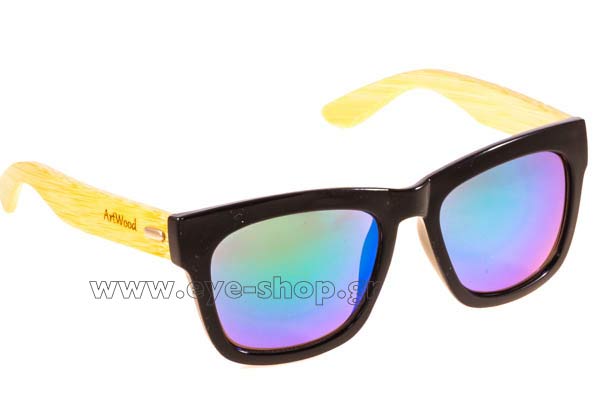 Sunglasses Artwood Milano Dreamer Blk GreenMirror Cat3