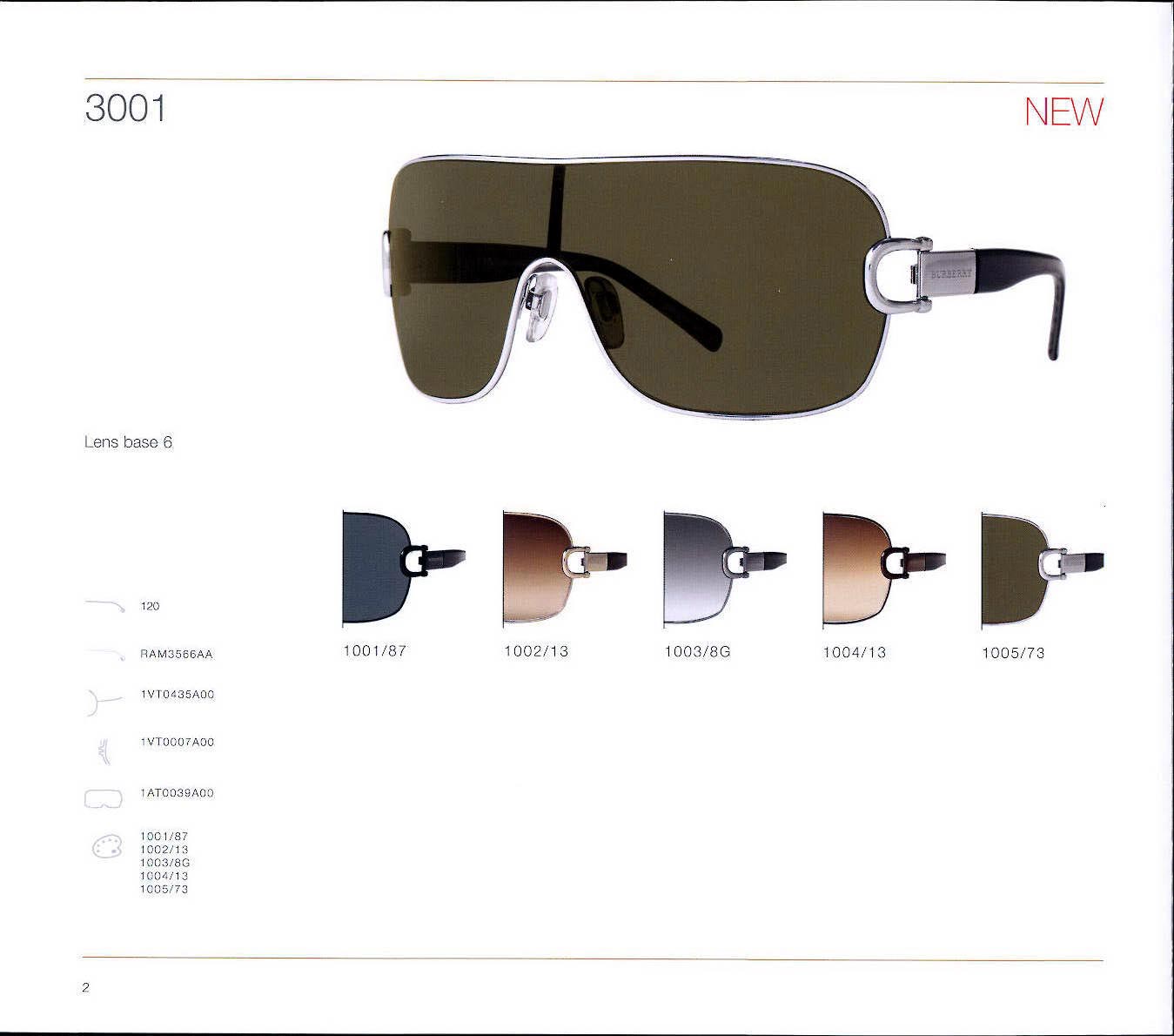 Sunglasses Burberry 3001 100213