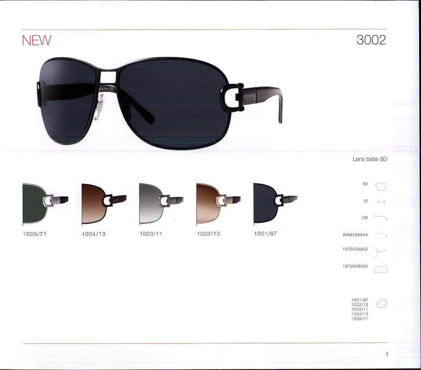 Sunglasses Burberry 3002 100413