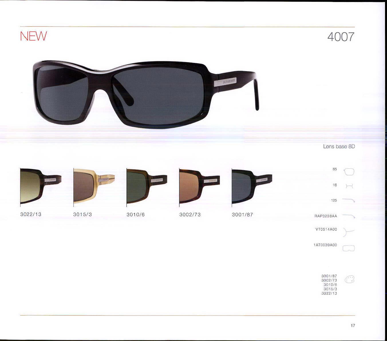 Sunglasses Burberry 4007 Slide 300273