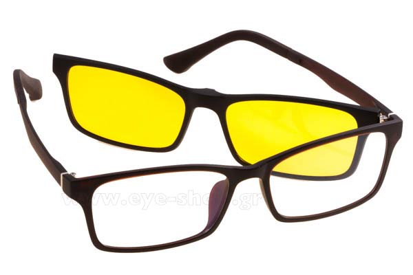 Sunglasses Bliss Ultra 99006 C1 with clipon yellow