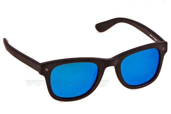 Sunglasses Brixton BS0033 FELSBERG C2  Matte Black Blue mirror
