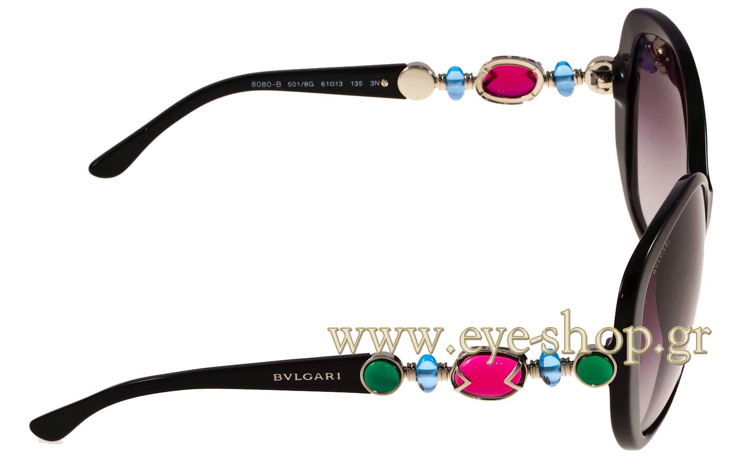 BULGARI 8080B 501/8G 61 | SUNGLASSES Women EyeShop display picture 2