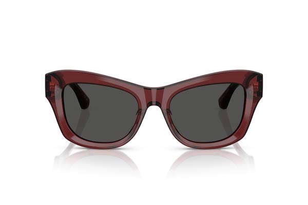 Burberry Women\'s Matte Bordeaux Sunglasses! BURBERRY Meryl BE4393 4054-13 Check Brown Bordeaux 54 mm  main image 3