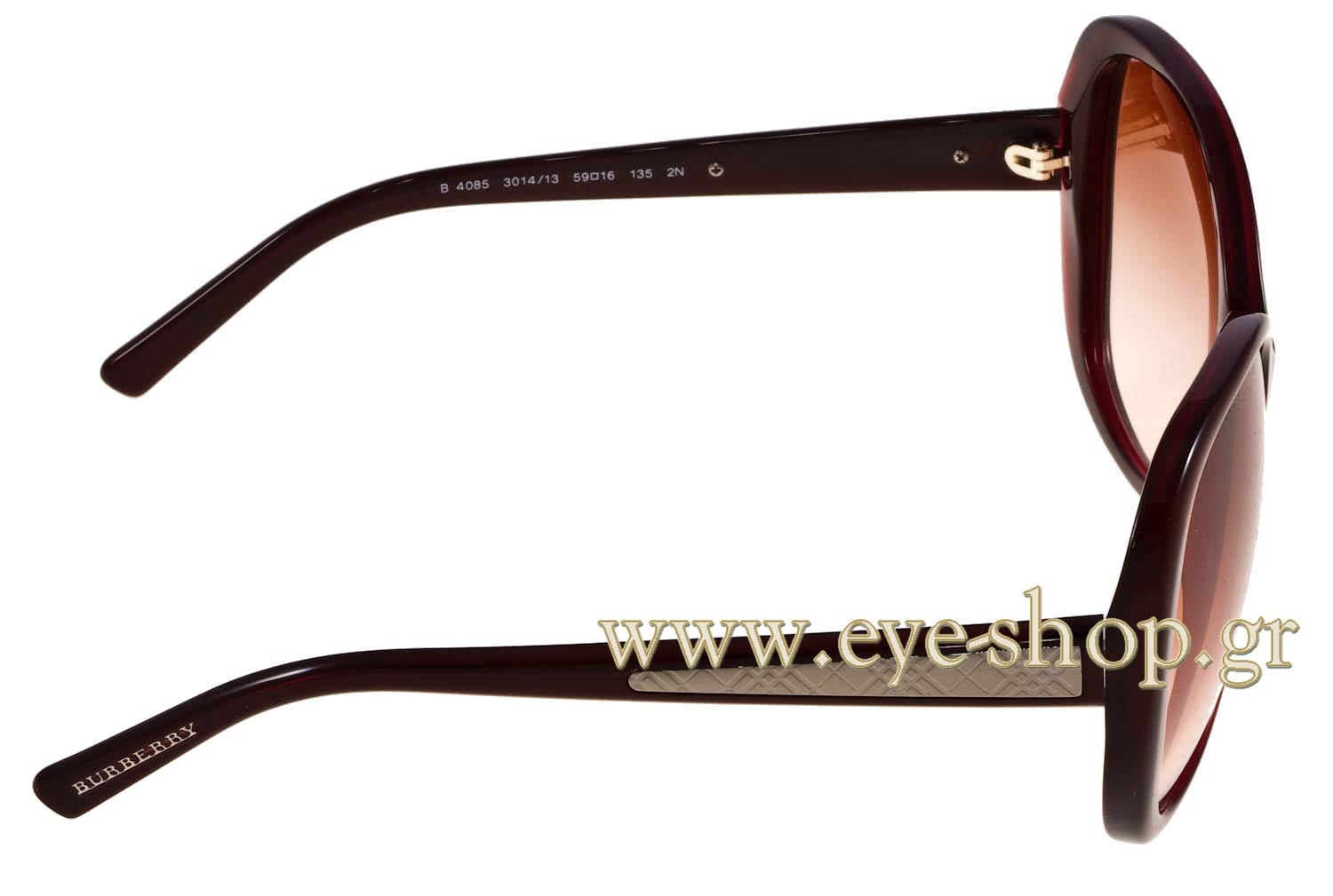 Burberry Sunglasses B4085 Burberry BE4455 Sunglasses | LensCrafters main image 3