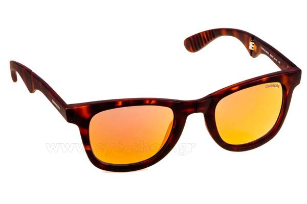 Sunglasses Carrera 6000FD 853UW Folding HAVANA ORANGE FLASH  ML