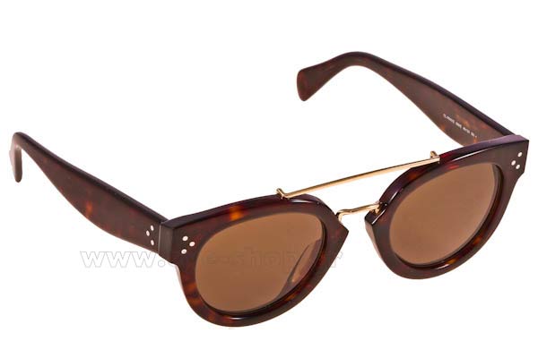Sunglasses Celine CL 41043s 0861E DARK HAVANA