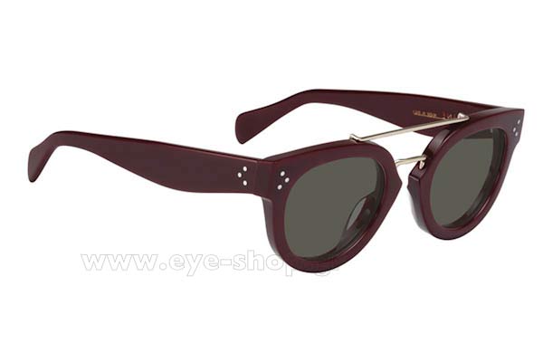 Sunglasses Celine CL 41043s LHF1E  OPLE BURG (GREEN)