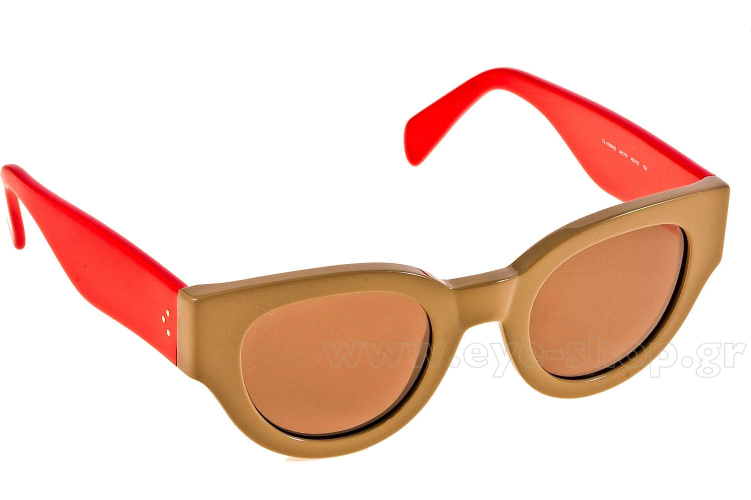 CELINE CL 41064S AFQ 70 KHAKI RED 48 | SUNGLASSES Women EyeShop