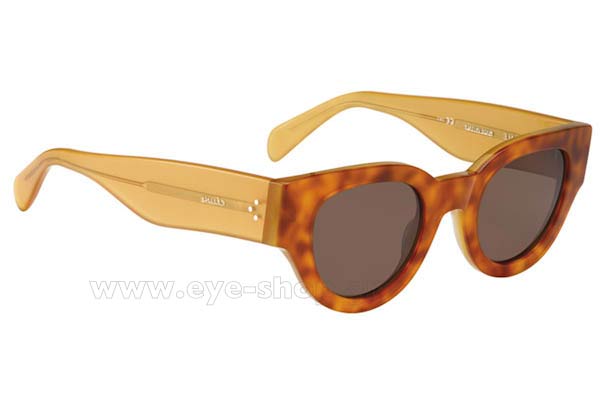 Sunglasses Celine CL 41064S 6TX  (A6)	HVMIKYLLW (BROWN)