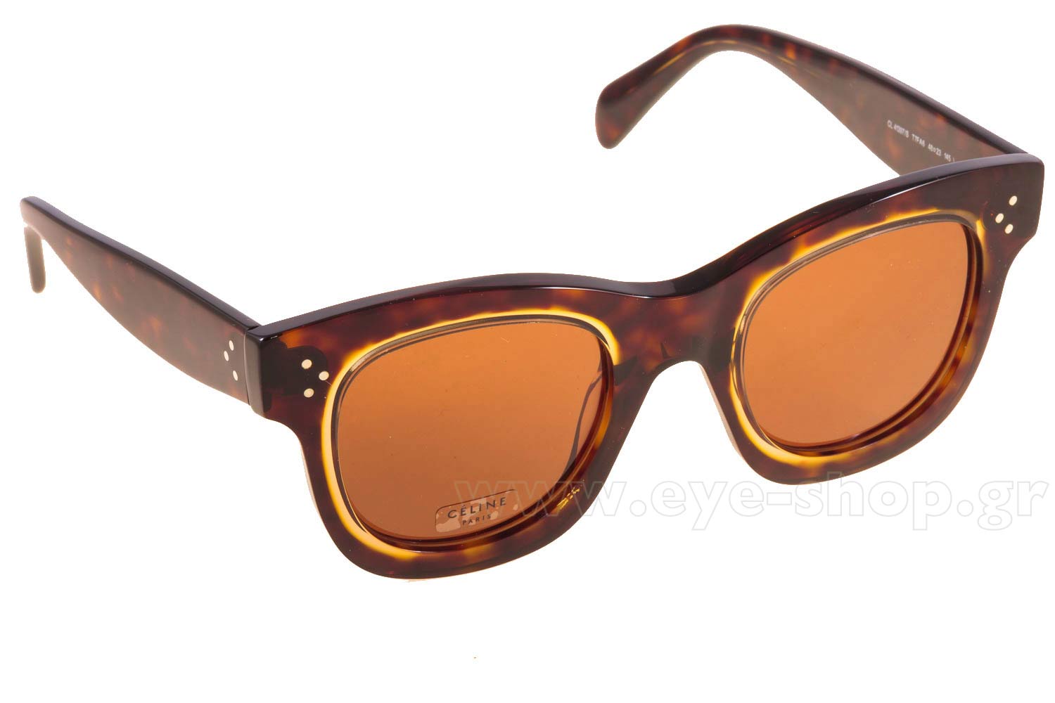 Celine CL 41397/S サングラス Celine Tortoise Shell Acetate Oversized Sunglasses - 41397/S