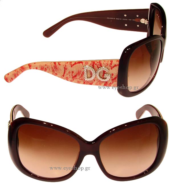 DOLCE GABBANA 4033B 846/13 61 | SUNGLASSES Women EyeShop display picture 3