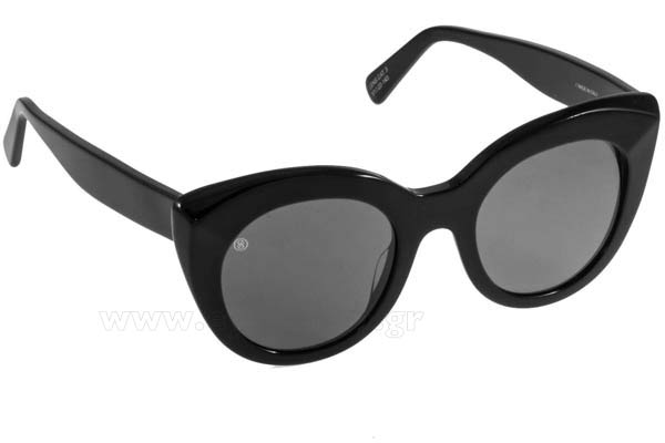 Sunglasses Dblanc MODERN LOVER SMAF7MOD - POLISHED BLACK GRAY