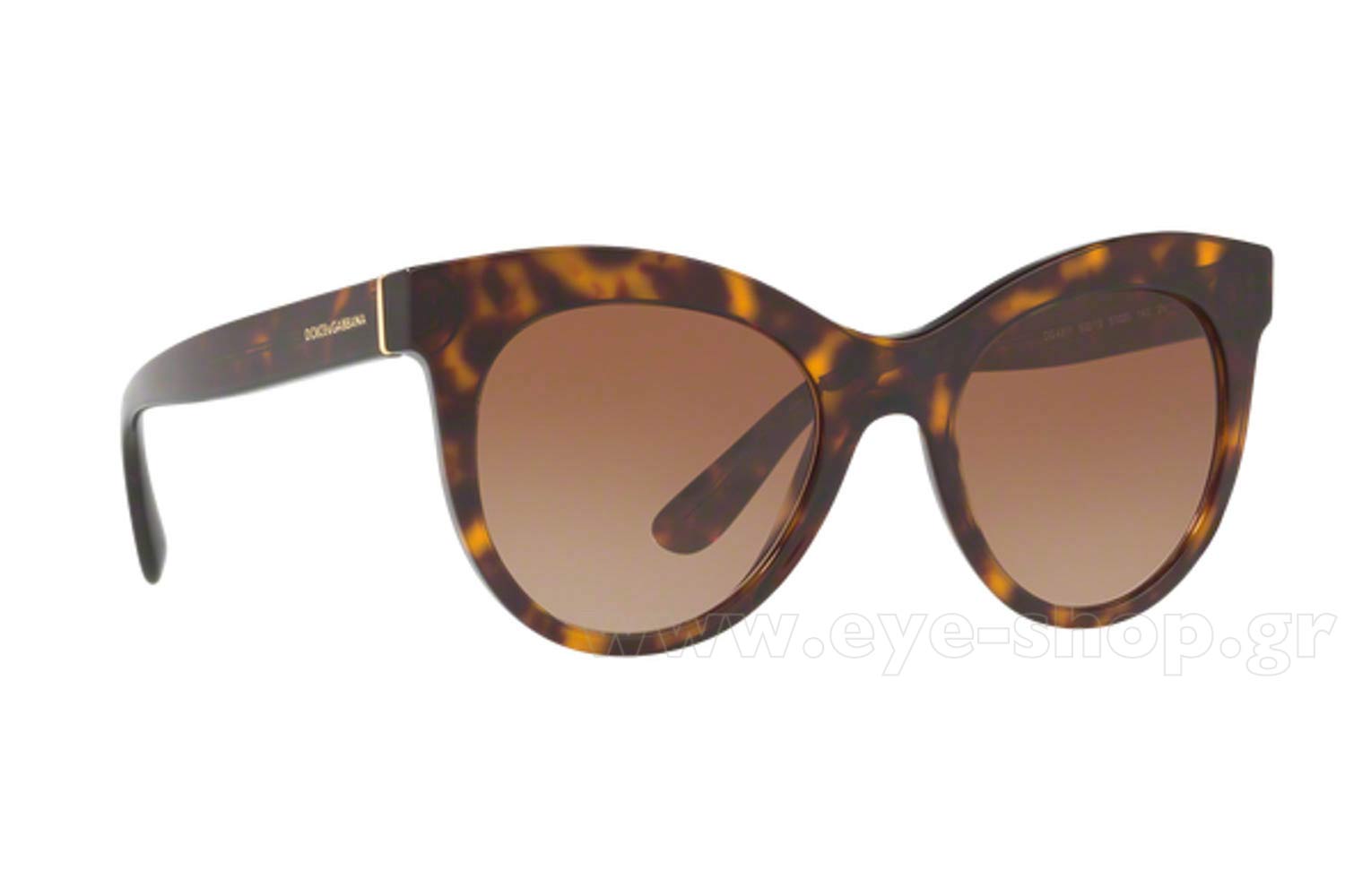 Dolce & Gabbana Sunglasses Womens Tortoise Brown Gradient DG4311 Amazon.com: Dolce & Gabbana DG4373 Top Havana Transparent  main image 3