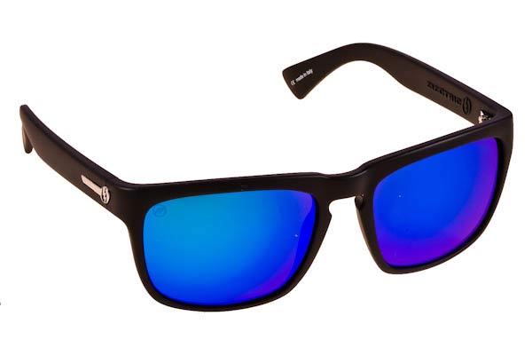 Sunglasses Electric KNOXVILLE Mat Blk Melanin Blue Mirror