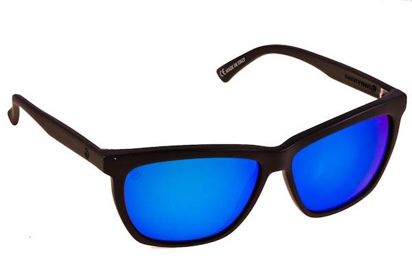 Sunglasses Electric WATTS Mat Blk - Melanin Blue Mirror