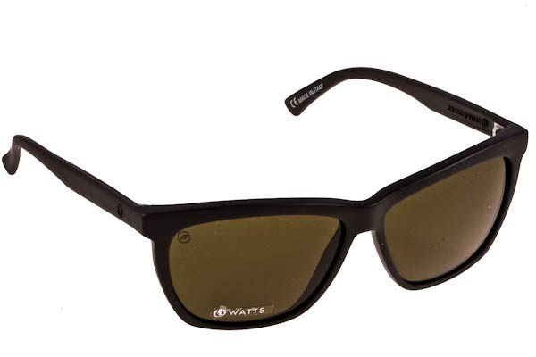 Sunglasses Electric WATTS Mat Blk - Melanin Grey