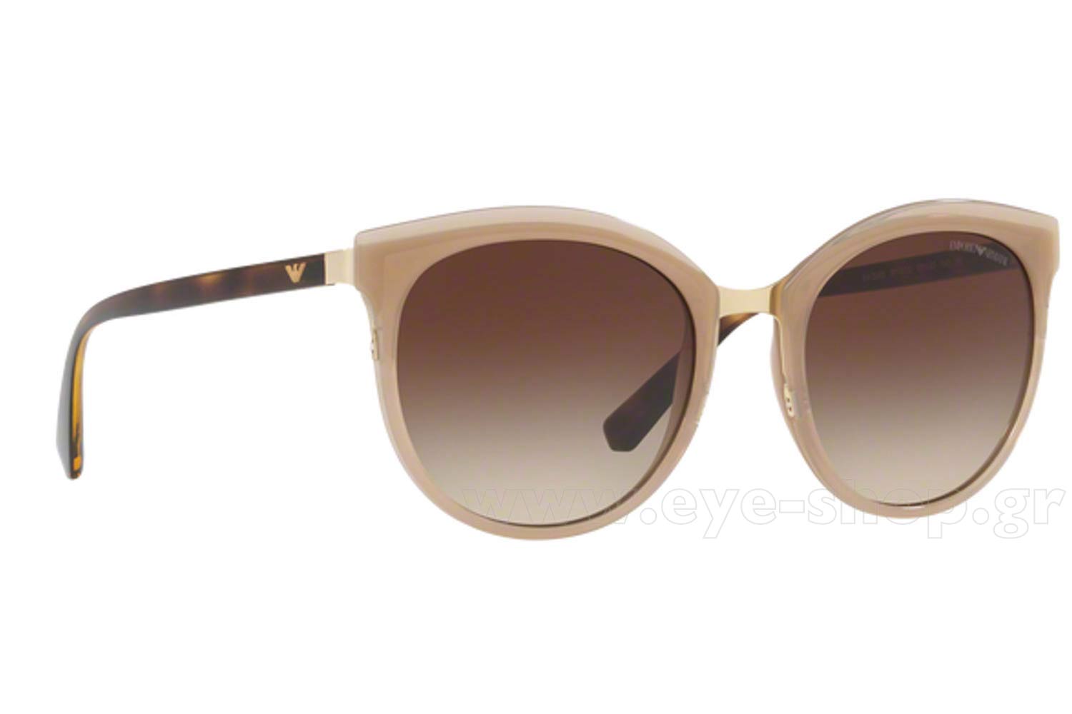 Emporio Armani Women\'s Turtledove Brown Sunglasses Emporio Armani EA4259U Sunglasses | LensCrafters main image 3
