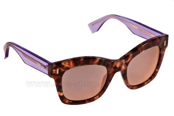 Sunglasses Fendi FF 0025S 7OKIH  	BWBEIHVLL (GREY VIOLET SP)