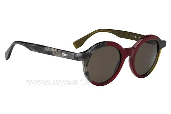 Sunglasses Fendi FF 0066S MXX70 	GRNBU GRY (BROWN)