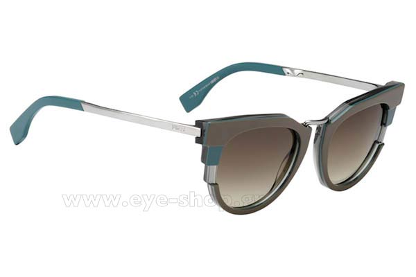 Sunglasses Fendi FF 0063S MUR  (DB)	MUDGRN RT (BROWNGREY SF)