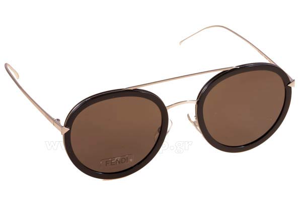 Sunglasses Fendi FF0156S RMGNR 	BKPALLADI (BRW GREY)