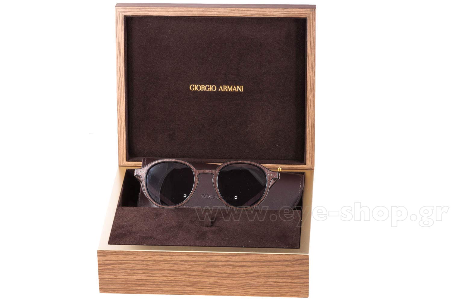 giorgio armani wood sunglasses