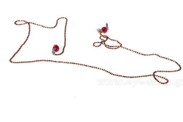 Grippy model ThinChain round color red gold