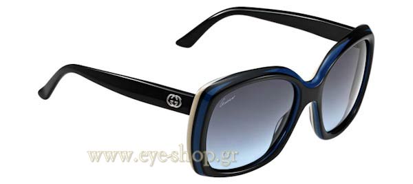 Sunglasses Gucci GG 3612S 96JLN BKBEIGBLU
