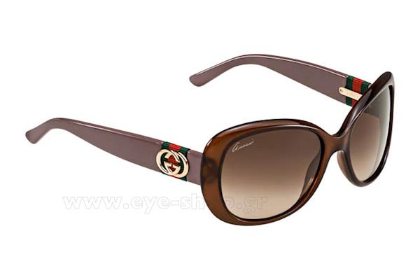 Sunglasses Gucci GG 3644S 0YFJ6 HAZLN MAU (BROWN SF)