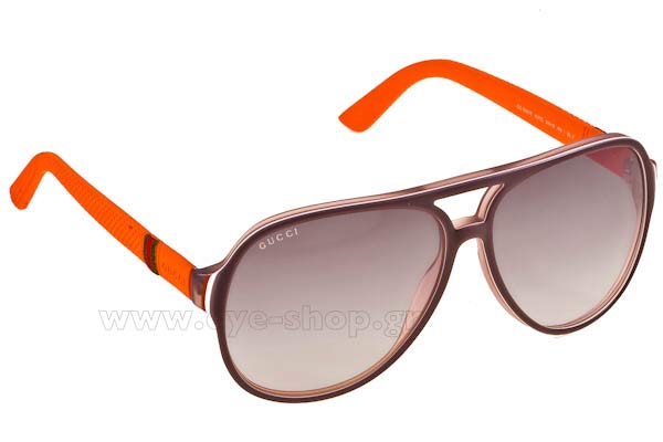Sunglasses Gucci GG 1065 4UTIC GRWHBRKOR (GREY MS SLV)
