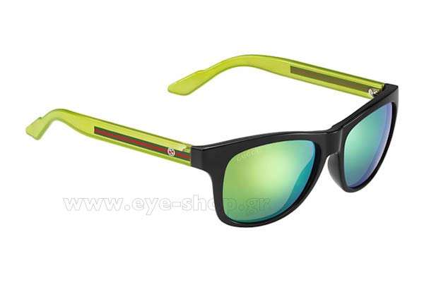 Sunglasses Gucci GG 3709S CHQZ9 BLK LIME (GREEN MULTILAYE)